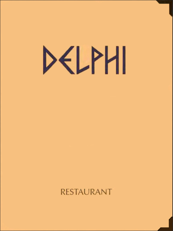 Speisekarte griechisches Restaurant Delphi Konstanz